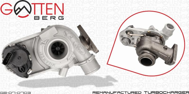 OES PARTS GB-07-0703 — Urządzenie doładowujące, system doładowania
