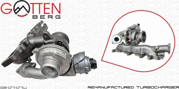 OES PARTS GB-07-0714 — Urządzenie doładowujące, system doładowania