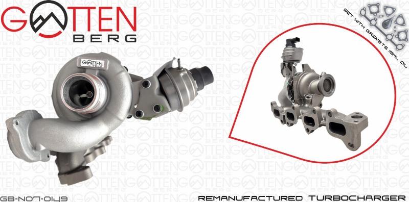 OES PARTS GB-N07-0149 — Urządzenie doładowujące, system doładowania