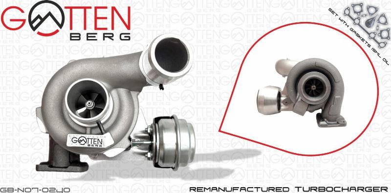 OES PARTS GB-N07-0240 — Urządzenie doładowujące, system doładowania