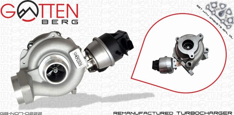 OES PARTS GB-N07-0222 — Urządzenie doładowujące, system doładowania