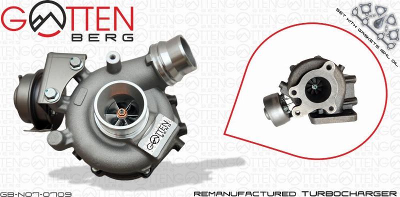 OES PARTS GB-N07-0709 — Urządzenie doładowujące, system doładowania