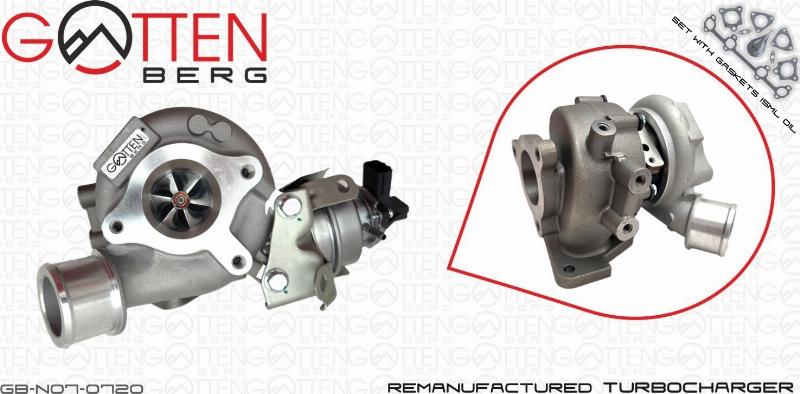 OES PARTS GB-N07-0720 — Urządzenie doładowujące, system doładowania