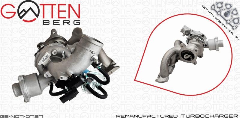OES PARTS GB-N07-0727 — Urządzenie doładowujące, system doładowania