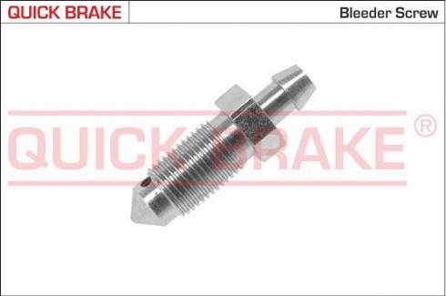 QUICK BRAKE 0019 — Śruba / zawór odpowietrznika