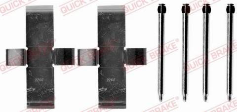 QUICK BRAKE 1090945 — Zestaw akcesoriów, klocki hamulcowe