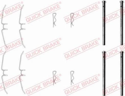 QUICK BRAKE 1090901 — Zestaw akcesoriów, klocki hamulcowe