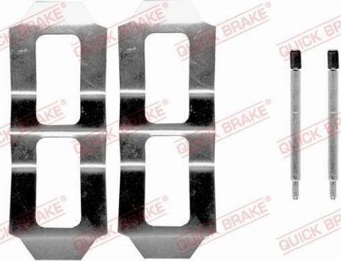 QUICK BRAKE 1090987 — Zestaw akcesoriów, klocki hamulcowe