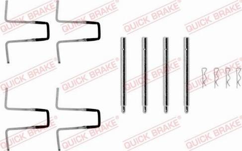 QUICK BRAKE 1090977 — Zestaw akcesoriów, klocki hamulcowe