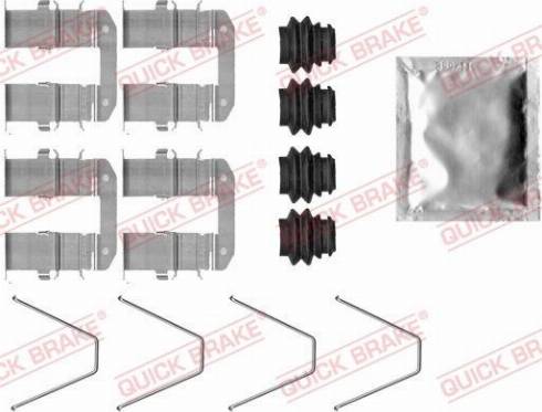 QUICK BRAKE 1090094 — Zestaw akcesoriów, klocki hamulcowe