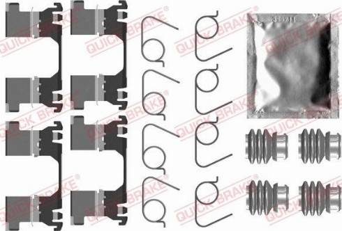 QUICK BRAKE 1090091 — Zestaw akcesoriów, klocki hamulcowe