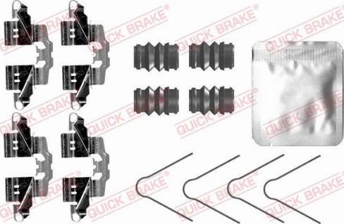 QUICK BRAKE 109-0098 — Zestaw akcesoriów, klocki hamulcowe