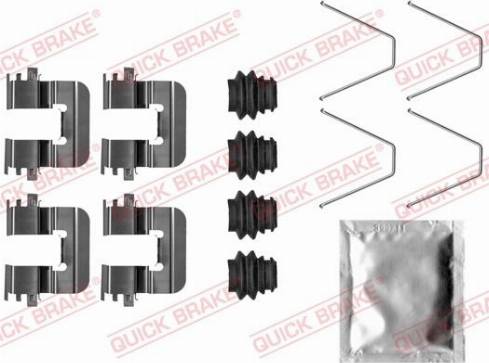 QUICK BRAKE 1090046 — Zestaw akcesoriów, klocki hamulcowe