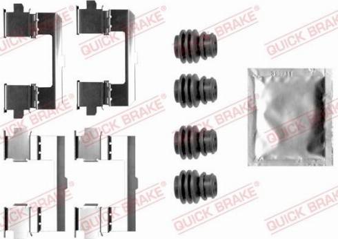 QUICK BRAKE 1090048 — Zestaw akcesoriów, klocki hamulcowe