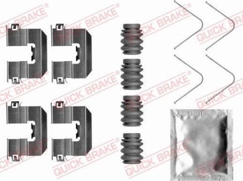 QUICK BRAKE 1090058 — Zestaw akcesoriów, klocki hamulcowe