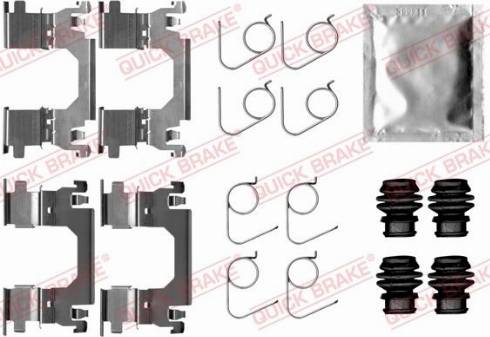 QUICK BRAKE 1090053 — Zestaw akcesoriów, klocki hamulcowe