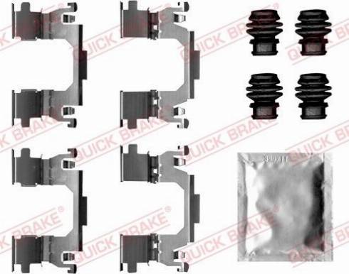QUICK BRAKE 1090061 — Zestaw akcesoriów, klocki hamulcowe