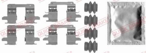 QUICK BRAKE 109-0005 — Zestaw akcesoriów, klocki hamulcowe