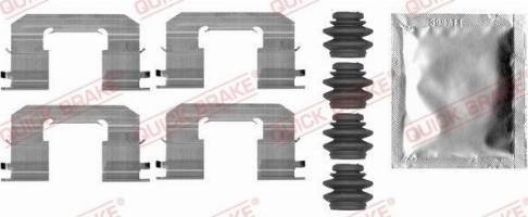 QUICK BRAKE 1090006 — Zestaw akcesoriów, klocki hamulcowe