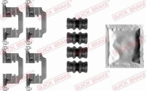 QUICK BRAKE 1090008 — Zestaw akcesoriów, klocki hamulcowe