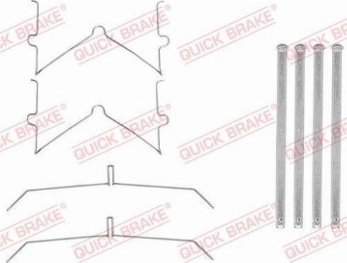 QUICK BRAKE 1090003 — Zestaw akcesoriów, klocki hamulcowe