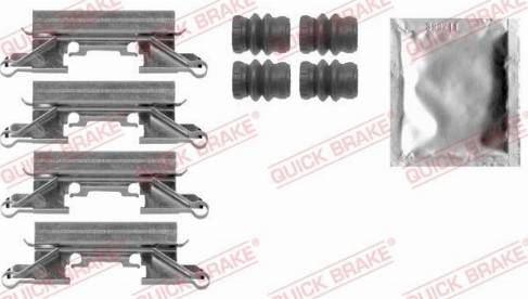 QUICK BRAKE 1090002 - ZESTAW INST. KLOCKÓW HAM. NISSAN P. NV200 1.5 DCI-1.6 16V 10-