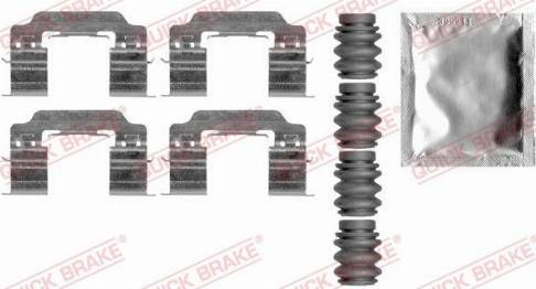 QUICK BRAKE 1090007 — Zestaw akcesoriów, klocki hamulcowe