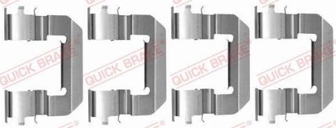 QUICK BRAKE 1090014 — Zestaw akcesoriów, klocki hamulcowe