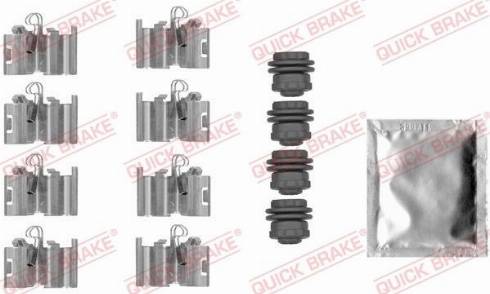 QUICK BRAKE 1090015 — Zestaw akcesoriów, klocki hamulcowe