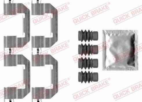 QUICK BRAKE 1090011 — Zestaw akcesoriów, klocki hamulcowe