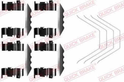 QUICK BRAKE 1090018 — Zestaw akcesoriów, klocki hamulcowe