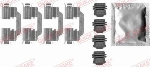QUICK BRAKE 1090012 — Zestaw akcesoriów, klocki hamulcowe