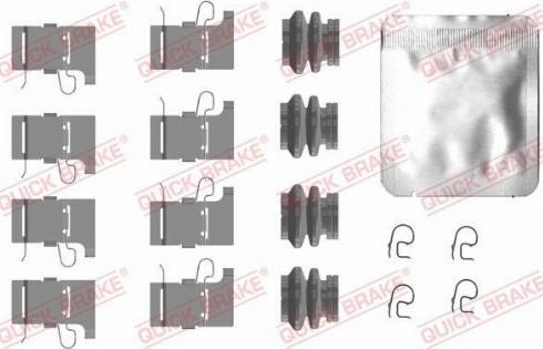 QUICK BRAKE 1090084 — Zestaw akcesoriów, klocki hamulcowe
