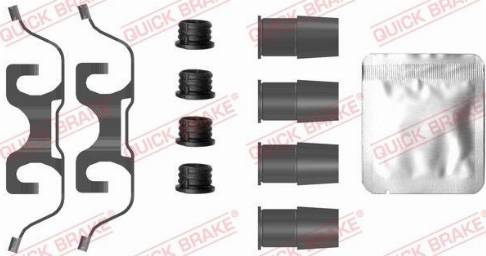 QUICK BRAKE 1090085 — Zestaw akcesoriów, klocki hamulcowe