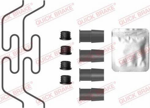 QUICK BRAKE 1090086 — Zestaw akcesoriów, klocki hamulcowe
