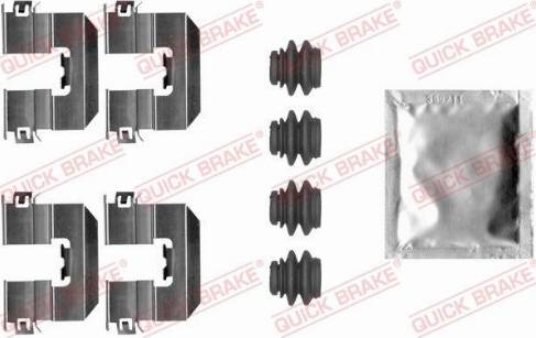 QUICK BRAKE 1090080 — Zestaw akcesoriów, klocki hamulcowe