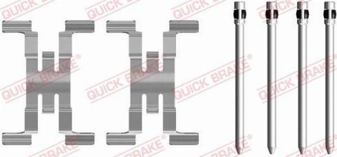 QUICK BRAKE 1090082 — Zestaw akcesoriów, klocki hamulcowe
