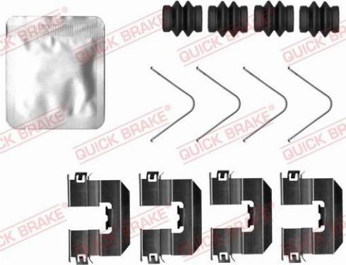QUICK BRAKE 1090034 — Zestaw akcesoriów, klocki hamulcowe
