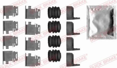 QUICK BRAKE 1090036 — Zestaw akcesoriów, klocki hamulcowe