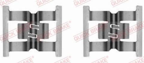 QUICK BRAKE 1090031 — Zestaw akcesoriów, klocki hamulcowe