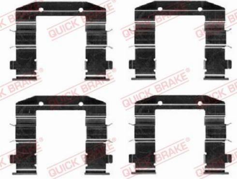 QUICK BRAKE 1090037 — Zestaw akcesoriów, klocki hamulcowe