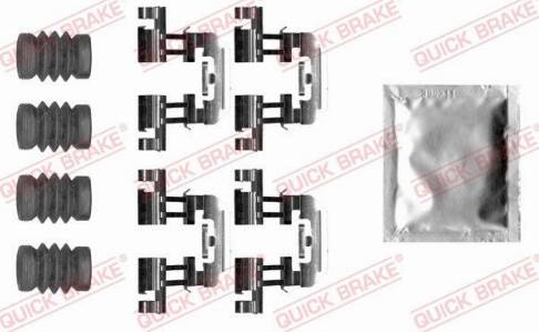 QUICK BRAKE 1090025 — Zestaw akcesoriów, klocki hamulcowe