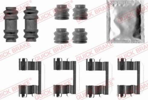 QUICK BRAKE 1090028 — Zestaw akcesoriów, klocki hamulcowe