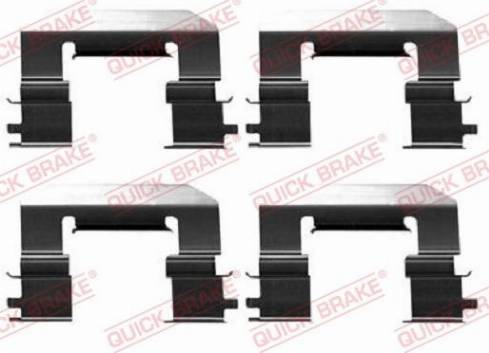 QUICK BRAKE 1090023 — Zestaw akcesoriów, klocki hamulcowe