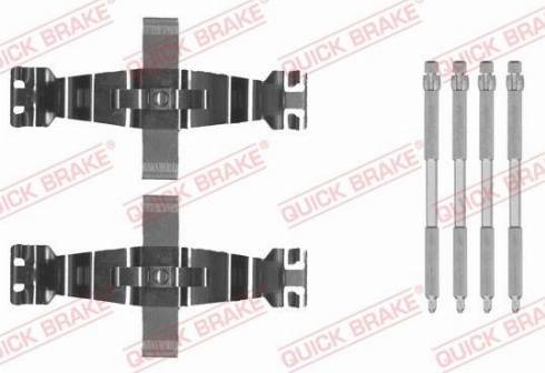 QUICK BRAKE 1090022 — Zestaw akcesoriów, klocki hamulcowe