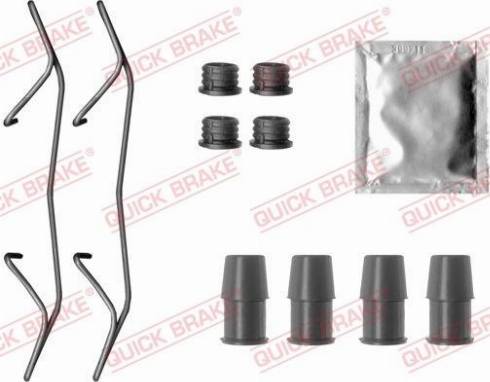 QUICK BRAKE 1090075 — Zestaw akcesoriów, klocki hamulcowe