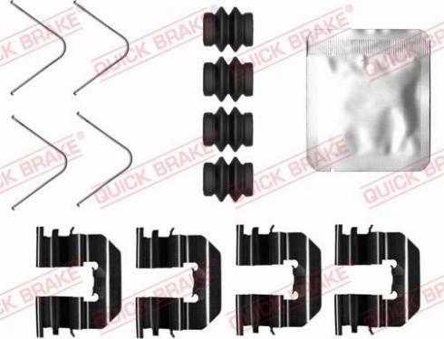 QUICK BRAKE 1090073 — Zestaw akcesoriów, klocki hamulcowe