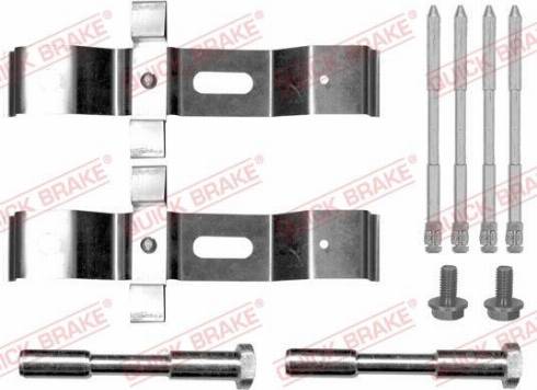QUICK BRAKE 1090072 — Zestaw akcesoriów, klocki hamulcowe