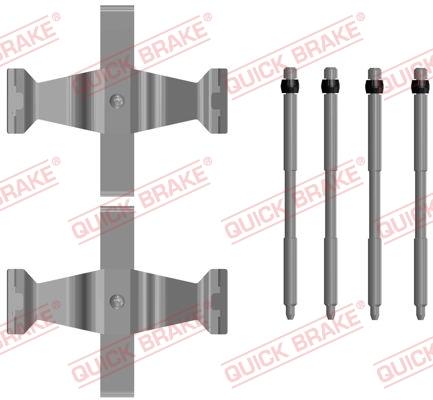 QUICK BRAKE 1090109 — Zestaw akcesoriów, klocki hamulcowe