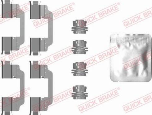 QUICK BRAKE 1090101 — Zestaw akcesoriów, klocki hamulcowe